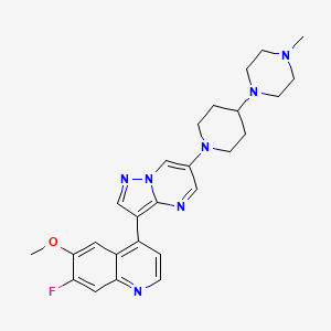 molecular formula C26H30FN7O B8134263 Alk2-IN-4 CAS No. 2248154-85-8