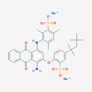 molecular formula C37H38N2Na2O9S2 B081343 C.I. 酸性紫 48 CAS No. 12220-51-8