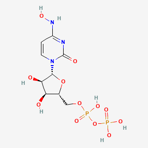 molecular formula C9H15N3O12P2 B8134333 NHC-diphosphate 