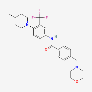 molecular formula C25H30F3N3O2 B8134336 Ebov/marv-IN-1 