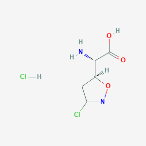 molecular formula C5H8Cl2N2O3 B8134349 Acivicin (hydrochloride) 
