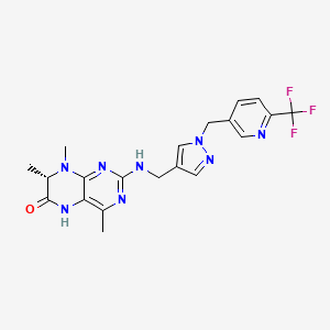 molecular formula C20H21F3N8O B8134357 Wsf1-IN-1 