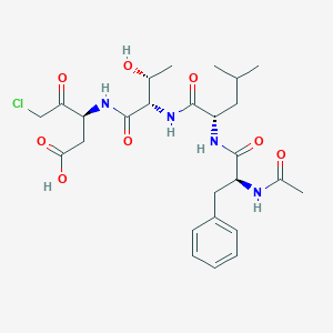 molecular formula C26H37ClN4O8 B8134386 Ac-FLTD-CMK 