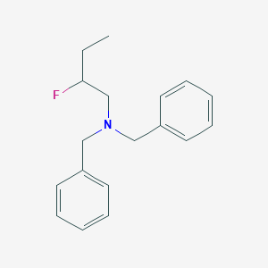 molecular formula C18H22FN B8134412 N,N-Dibenzyl-2-fluorobutan-1-amine 