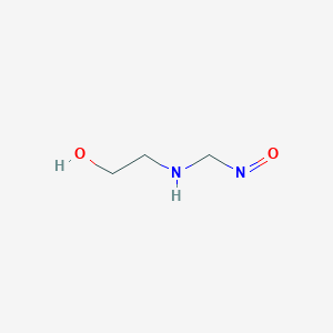 molecular formula C3H8N2O2 B8134481 Ethanol,2-(methylnitrosoamino)- 