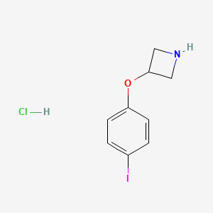 molecular formula C9H11ClINO B8134718 3-(4-Iodophenoxy)-azetidine hydrochloride 