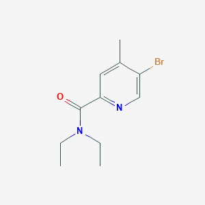 5-Bromo-N,N-diethyl-4-methylpicolinamide