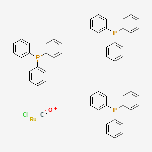 molecular formula C55H45ClOP3Ru B8134868 Carbonylchlorohydrotris(triphenylphosphine)ruthenium 