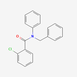 molecular formula C20H16ClNO B8134914 N-benzyl-2-chloro-N-phenylbenzamide 