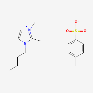 molecular formula C16H24N2O3S B8134931 1-butyl-2,3-dimethyl-1H-imidazol-3-ium 4-methylbenzenesulfonate 