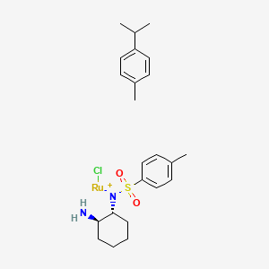 molecular formula C23H33ClN2O2RuS B8134963 Chloro(p-cymene)N-(p-toluenesu 