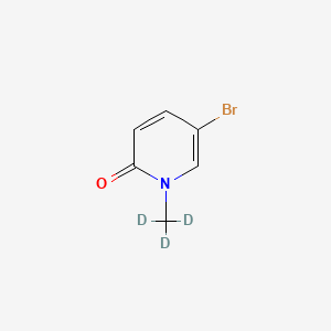 molecular formula C6H6BrNO B8135036 5-Bromo-1-(methyl-d3)-pyridin-2-one 