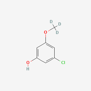 molecular formula C7H7ClO2 B8135071 3-Chloro-5-(trideuteriomethoxy)phenol 