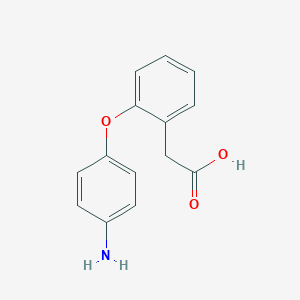 [2-(4-Aminophenoxy)phenyl]aceticacid