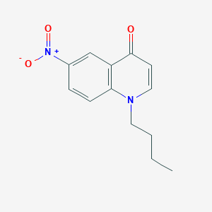 molecular formula C13H14N2O3 B8135116 1-Butyl-6-nitroquinolin-4-one 