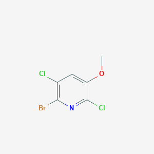 molecular formula C6H4BrCl2NO B8135161 2-BRomo-3,6-dichloro-5-methoxypyridine 