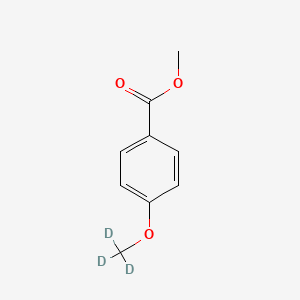 molecular formula C9H10O3 B8135179 methyl 4-((2)H3)methoxybenzoate 