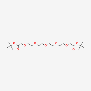 molecular formula C20H38O9 B8135217 PEG5-(CH2CO2t-Butyl)2 