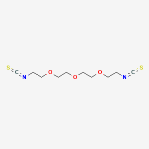 molecular formula C10H16N2O3S2 B8135264 Ethane, 1,1'-oxybis[2-(2-isothiocyanatoethoxy)- CAS No. 103144-38-3