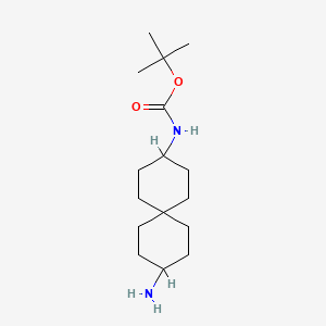 tert-Butyl (9-aminospiro[5.5]undecan-3-yl)carbamate