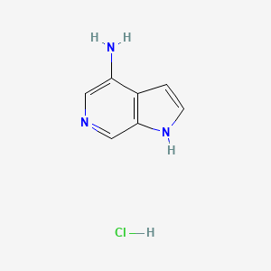 molecular formula C7H8ClN3 B8135377 1H-Pyrrolo[2,3-c]pyridin-4-amine hydrochloride 