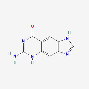 molecular formula C9H7N5O B8135413 CID 11287125 