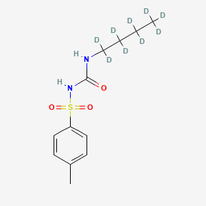 molecular formula C12H18N2O3S B8135477 甲苯磺丁酰胺-d9 