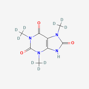 molecular formula C8H10N4O3 B8135487 1,3,7-TrimethyluricAcid-d9 