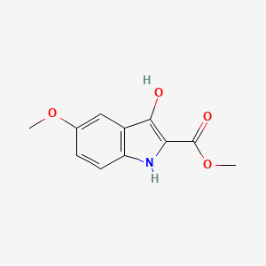 molecular formula C11H11NO4 B8135601 3-羟基-5-甲氧基-1H-吲哚-2-甲酸甲酯 