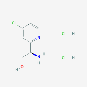 (R)-2-Amino-2-(4-chloropyridin-2-yl)ethanol dihydrochloride