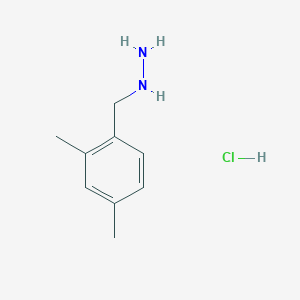 molecular formula C9H15ClN2 B8135724 (2,4-Dimethylbenzyl)hydrazine hydrochloride 