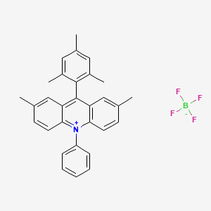 molecular formula C30H28BF4N B8135736 9-Mesityl-2,7-dimethyl-10-phenylacridin-10-ium tetrafluoroborate 