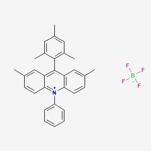 molecular formula C30H28BF4N B8135736 9-间甲苯基-2,7-二甲基-10-苯基吖啶-10-鎓四氟硼酸盐 