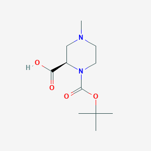 (R)-1-(tert-Butoxycarbonyl)-4-methylpiperazine-2-carboxylic acid