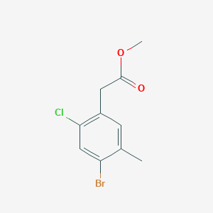 Methyl 2-(4-bromo-2-chloro-5-methylphenyl)acetate