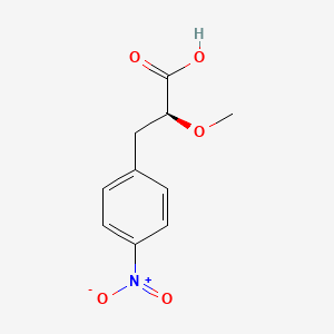 molecular formula C10H11NO5 B8135921 (S)-2-Methoxy-3-(4-nitrophenyl)propanoic acid 