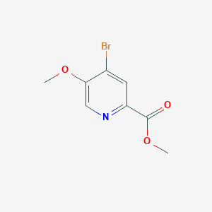 molecular formula C8H8BrNO3 B8135928 Methyl 4-bromo-5-methoxypicolinate 