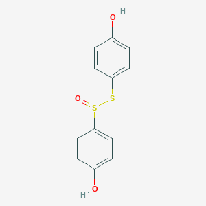 molecular formula C12H10O3S2 B8135952 S-(4-Hydroxyphenyl) 4-hydroxybenzenesulfinothioate 