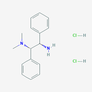 molecular formula C16H22Cl2N2 B8135959 (1S,2S)-N1,N1-Dimethyl-1,2-diphenylethane-1,2-diamine dihydrochloride 