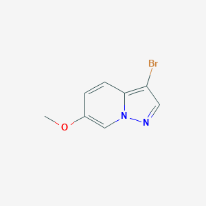 molecular formula C8H7BrN2O B8136111 3-Bromo-6-methoxypyrazolo[1,5-a]pyridine 