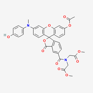 molecular formula C36H30N2O11 B8136118 HKGreen-4I 
