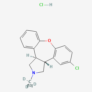 Asenapine-13C-D3 hydrochloride