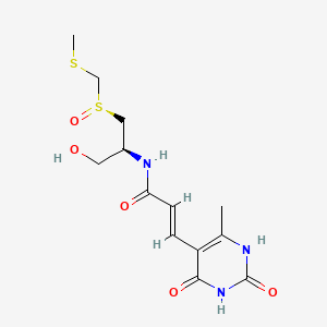 molecular formula C13H19N3O5S2 B8136232 Sparsomycin 
