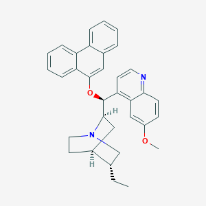 molecular formula C34H34N2O2 B8136263 Hydroquinidine 9-phenanthryl ether 