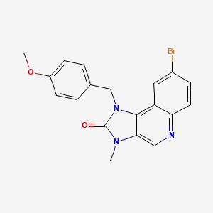 8-Bromo-1-(4-methoxybenzyl)-3-methyl-1H-imidazo[4,5-c]quinolin-2(3H)-one