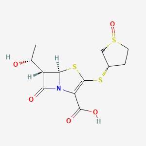 molecular formula C12H15NO5S3 B8136399 苏洛培南 