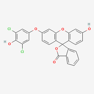 molecular formula C26H14Cl2O6 B8136402 HKOCl-3 