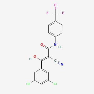 molecular formula C17H9Cl2F3N2O2 B8136408 Tpc2-A1-N 