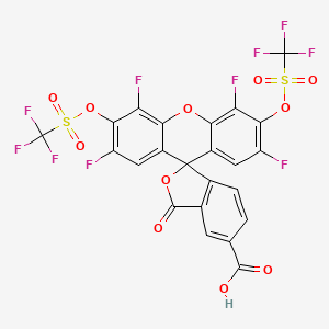 molecular formula C23H6F10O11S2 B8136413 Hksox-1 