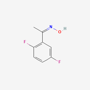 molecular formula C8H7F2NO B8136462 (NZ)-N-[1-(2,5-difluorophenyl)ethylidene]hydroxylamine 
